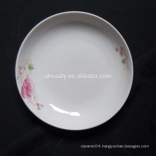 8 inch fruit plate,dinner plate,ceramic deep plate